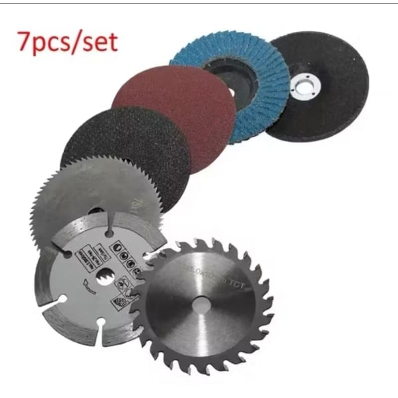 7 peças disco de corte 75mm (3 polegadas)