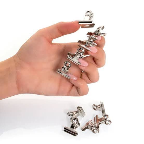 Kit 10 Presilhas para Alongamento – Curvatura em C Metal P e M