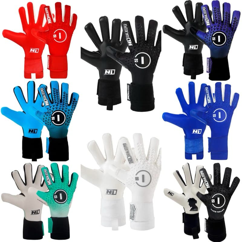 Luva de Goleiro Profissional N1 Scorpius 2.0 Black + Meia Antiderrapante + Chaveiro - Envio Mesmo Dia