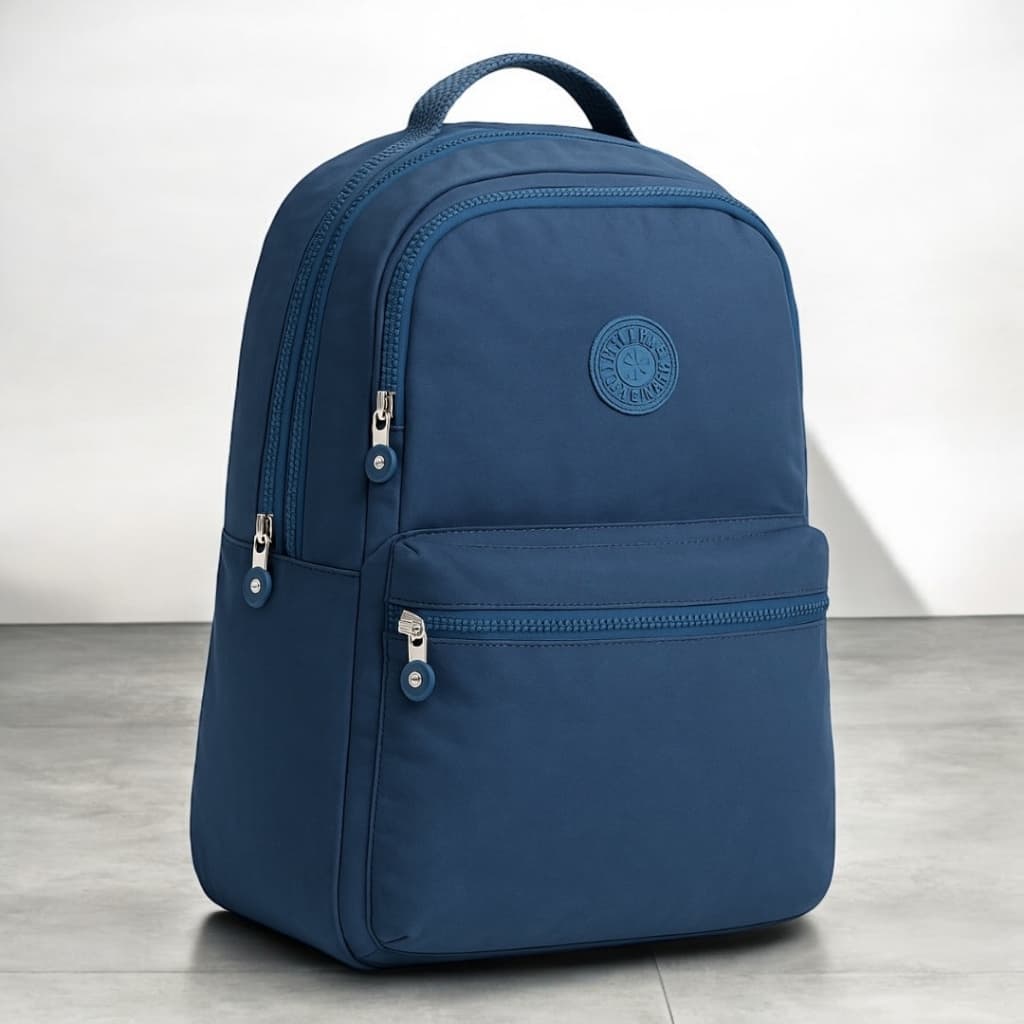 Mochila Grande em Nylon Feminina Masculina Uso Escolar Trabalho Faculdade