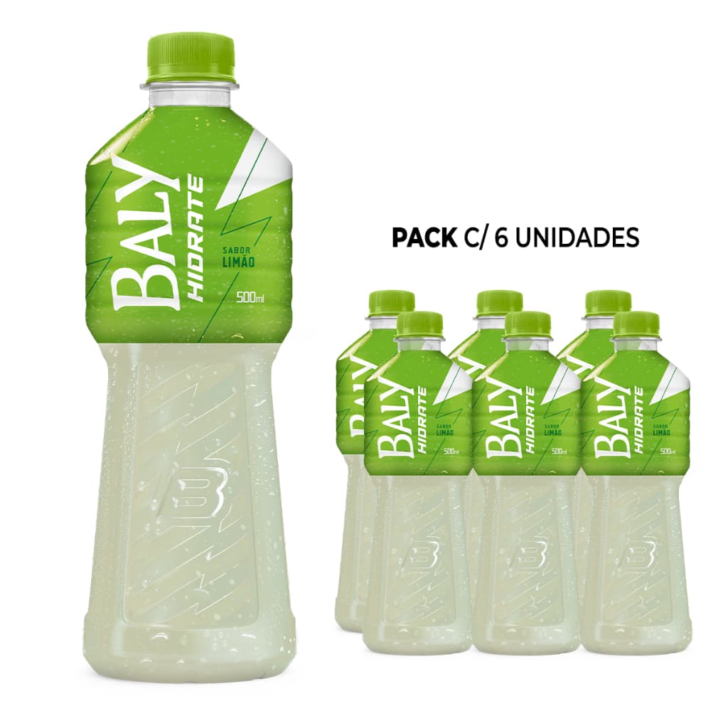 Pack Isotônico Baly Hidrate Limão 500ml