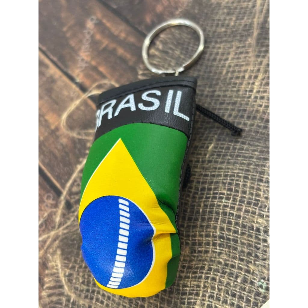 Chaveiro Luva de Boxe Brasil Miniatura