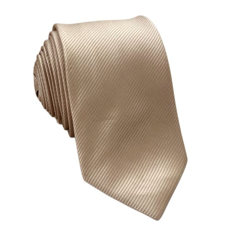 Kit 2 a 5 Gravatas Bege para Padrinhos Casamento Eventos Atacado Slim