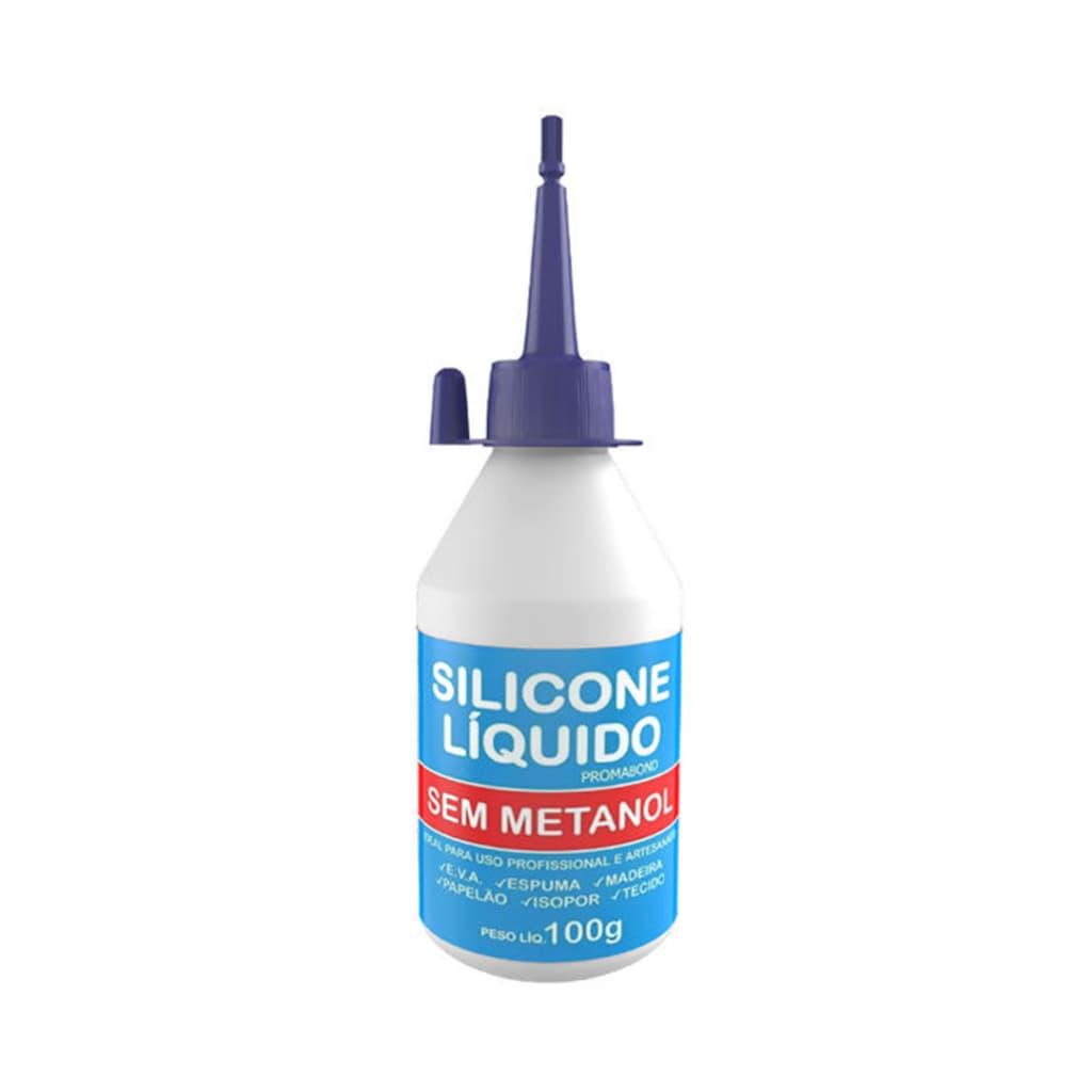 Cola de Silicone Liquido Sem Metanol 50g e 100g
