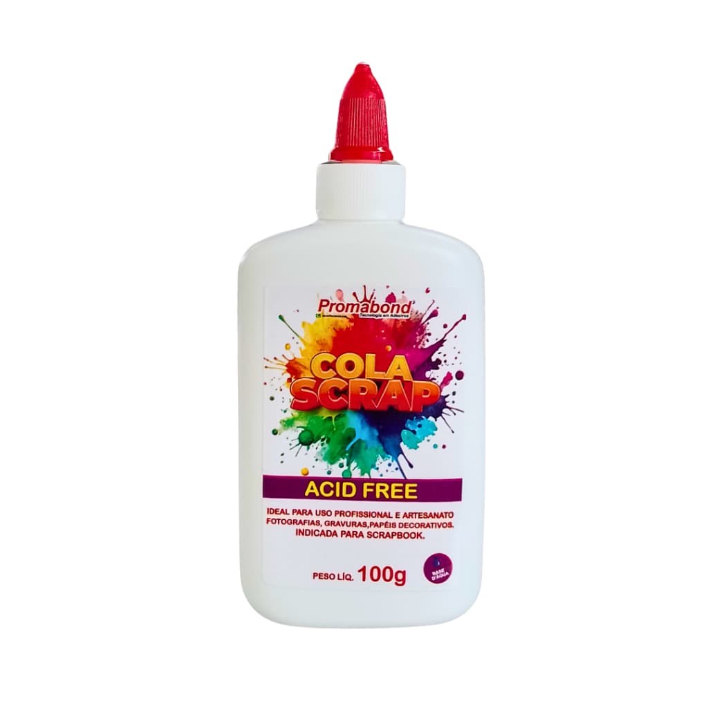 Cola Scrapbook Cartonagem Artesanato Gravuras Decoração 100g