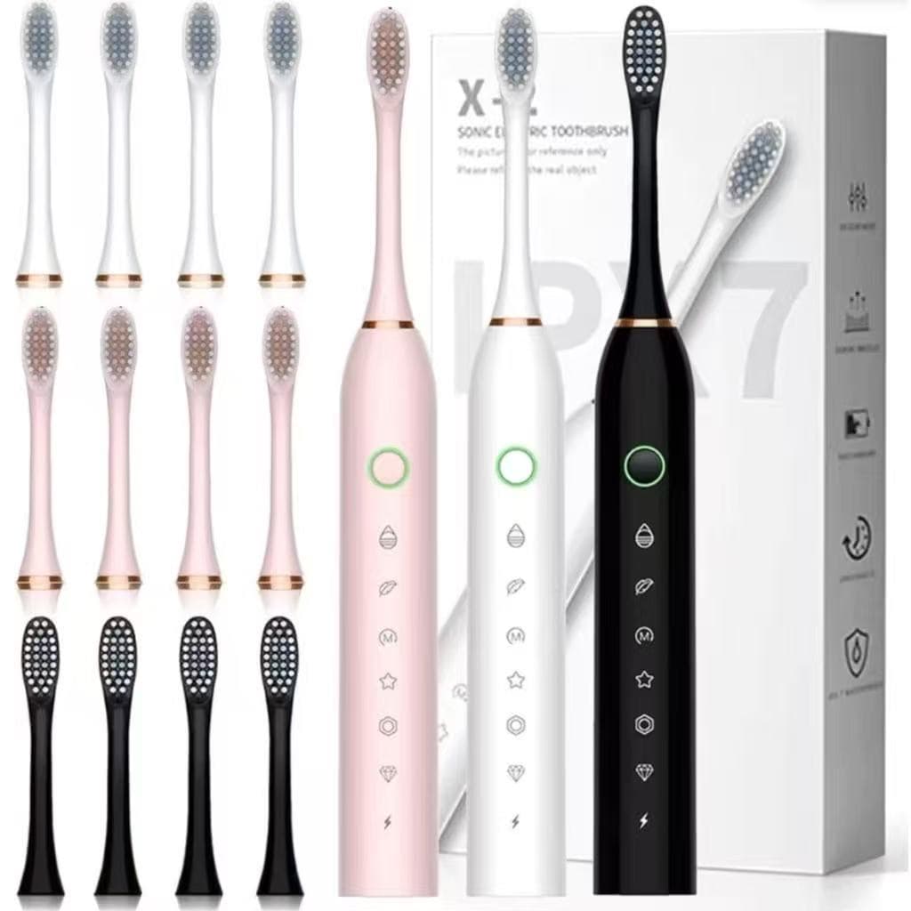 Escova de Dente Elétrica Cabeça Substituivel Sonic IPX7 - Promoção