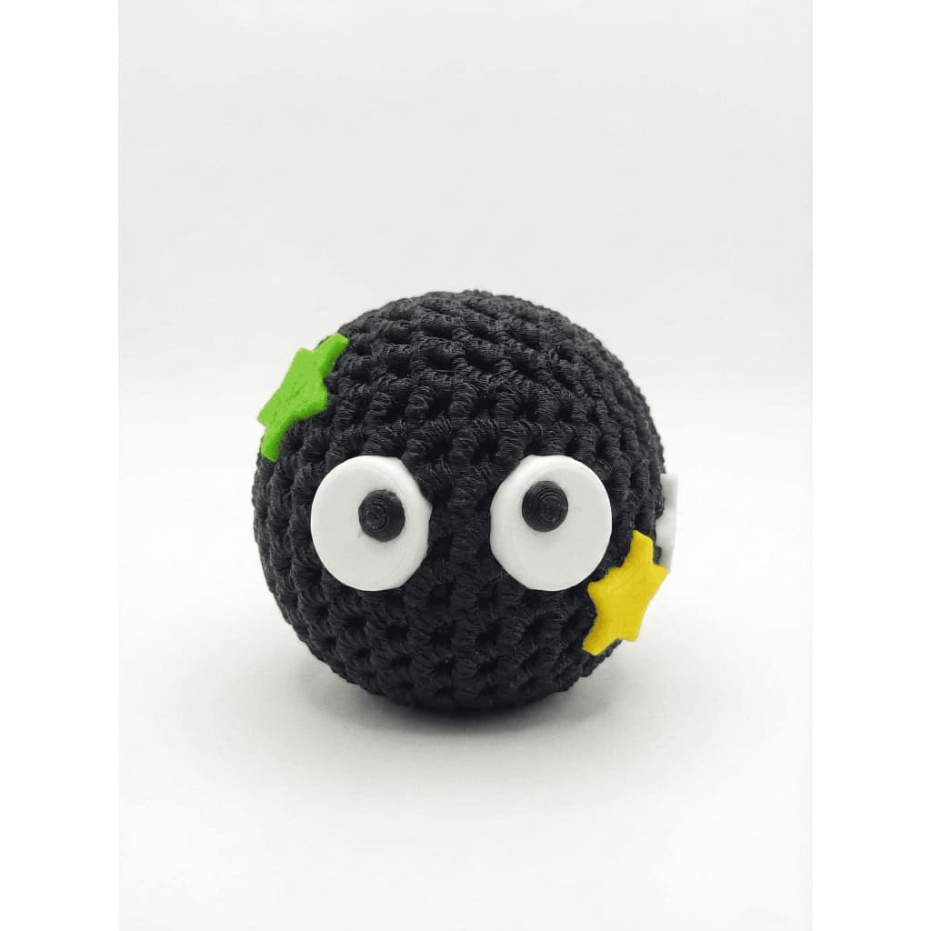 Espírito de Fuligem A viagem de Chihiro (Susuwatari) Studio Ghibli Mini Totoro Figura Colecionável 6cm