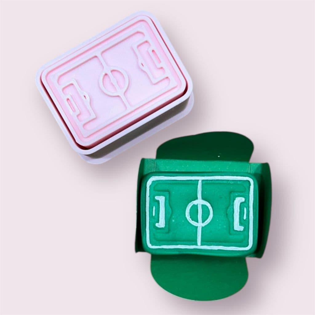 Modelador Ejetor CAMPO DE FUTEBOL para Brigadeiro, Doces, Massa, Biscoitos e Docinhos