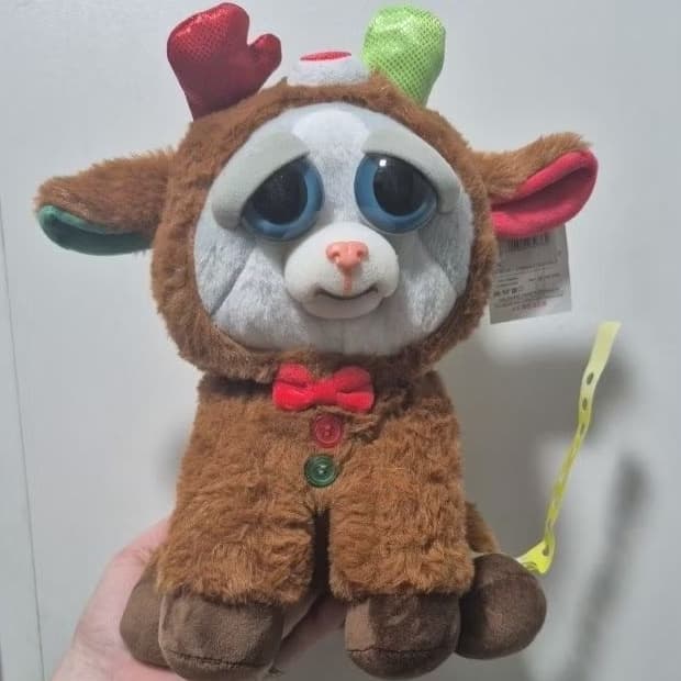 Pelúcia de Natal - Feisty Boneco de neve articulado e coleção cachorrinhos - renas - Br Machine