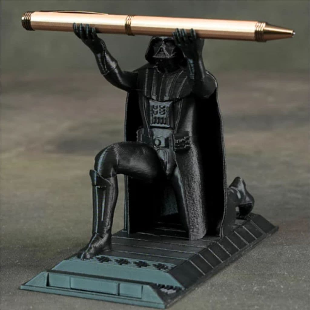 Suporte Darth Vader para Caneta e Celular Feitro em Impressão 3D  - Material  PLA