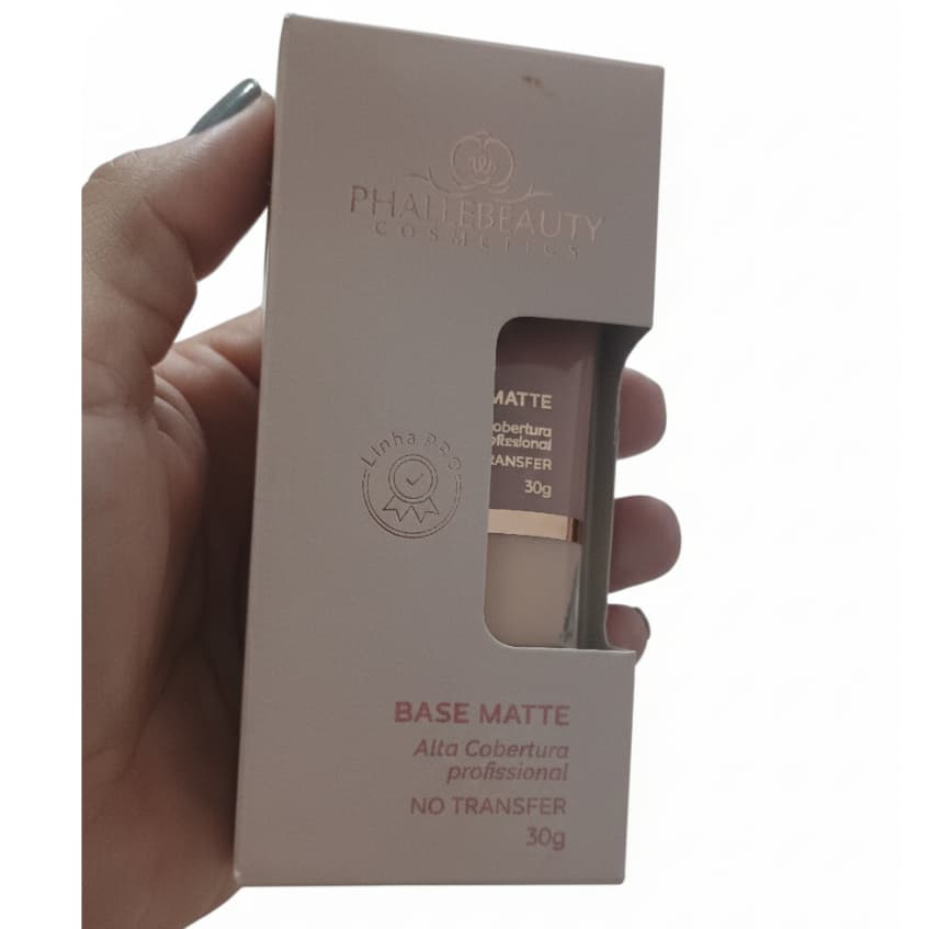 Base Matte Alta Cobertura Phallebeauty