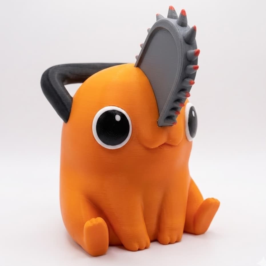 Cofre Pochita Chainsaw Man Anime Decorativo - Cofrinho - Porquinho de Moedas