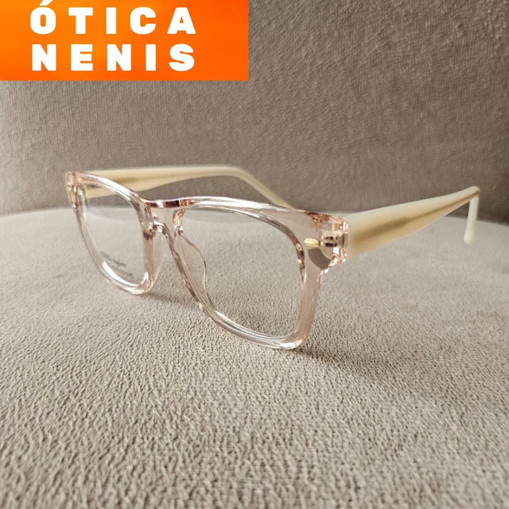 armação para óculos feminina quadrada de nylon feminino quadrado modelo a1047