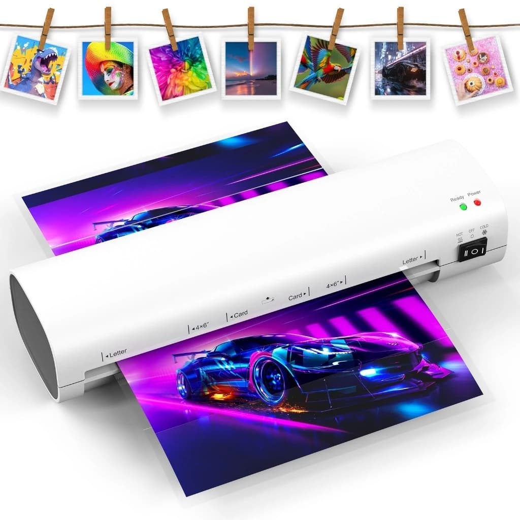 Plastificadora A4 Laminadora De 9 Polegadas 110V Com 5 Bolsas De Laminação Laminadora Térmica Antiatolamento