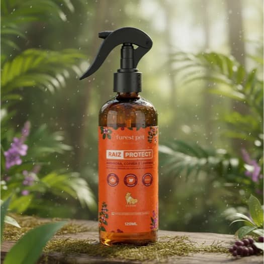 Repelente para Cachorro Natural Spray 120ml – Proteção Contra Mosquitos e Insetos | Raiz Protect