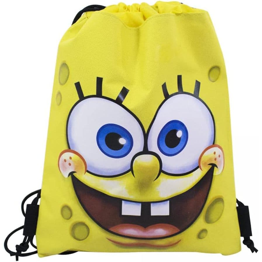 Mochila Tipo Sacola Bob Esponja Bolsa Saco Divertida