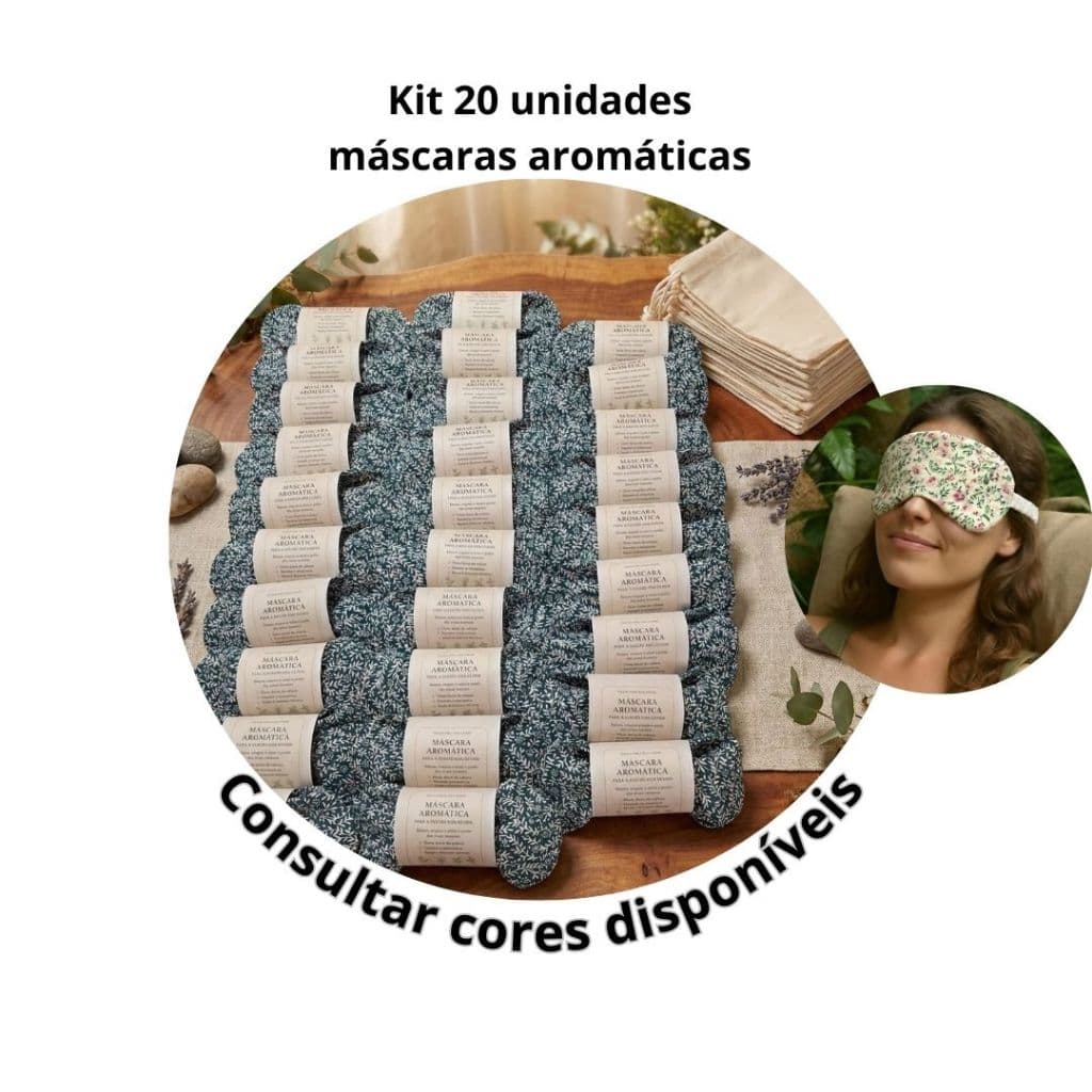 Máscaras Aromáticas para região dos olhos/máscara relaxante com ervas. SOB ENCOMENDA