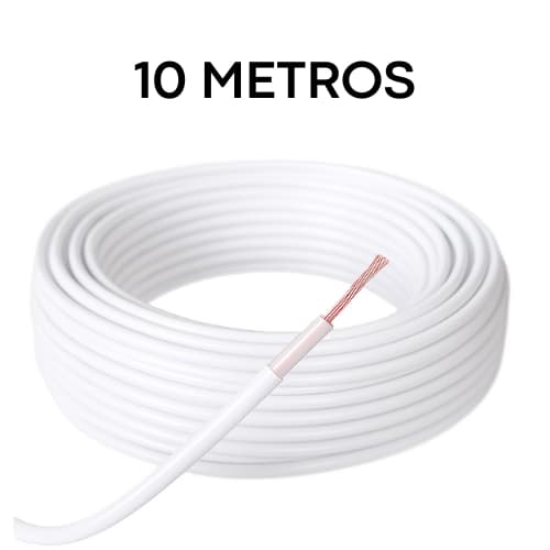 Cabo Alta Isolação/Tensão Condutti 5mm Para Instalações de Cercas Elétricas - 10 metros