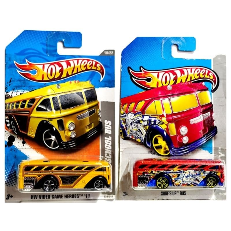Hot Wheels carrinho coleção Ônibus, Surfin, trouble, High, Hyper van, Ain-t Fare