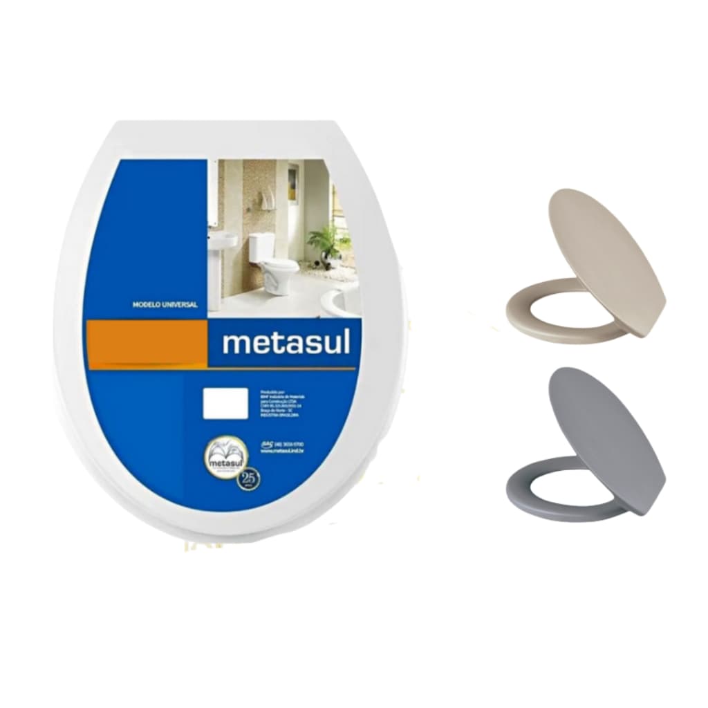 Assento Sanitário ALMOFADADO ou SIMPLES Tampa Vaso Sanitario Privada Banheiro Modelo Oval Universal