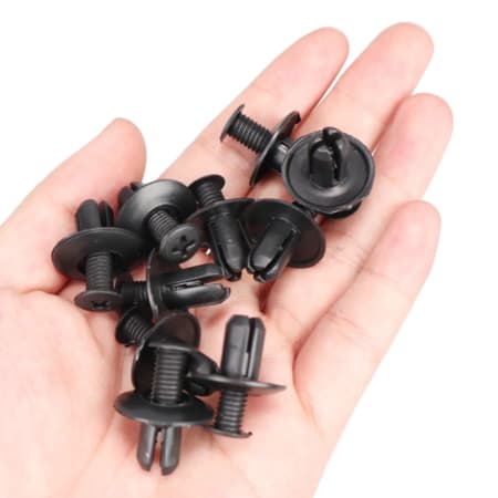 Kit 10 a 50 Presilhas Plásticas Tipo Parafuso para Automóveis - Rebites