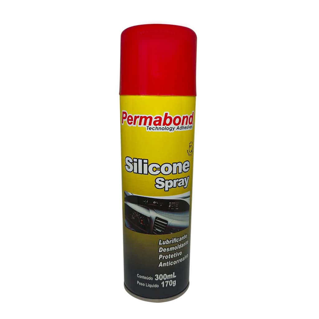 Spray Silicone Lubrificante Uso Geral Alta Proteção 300ml