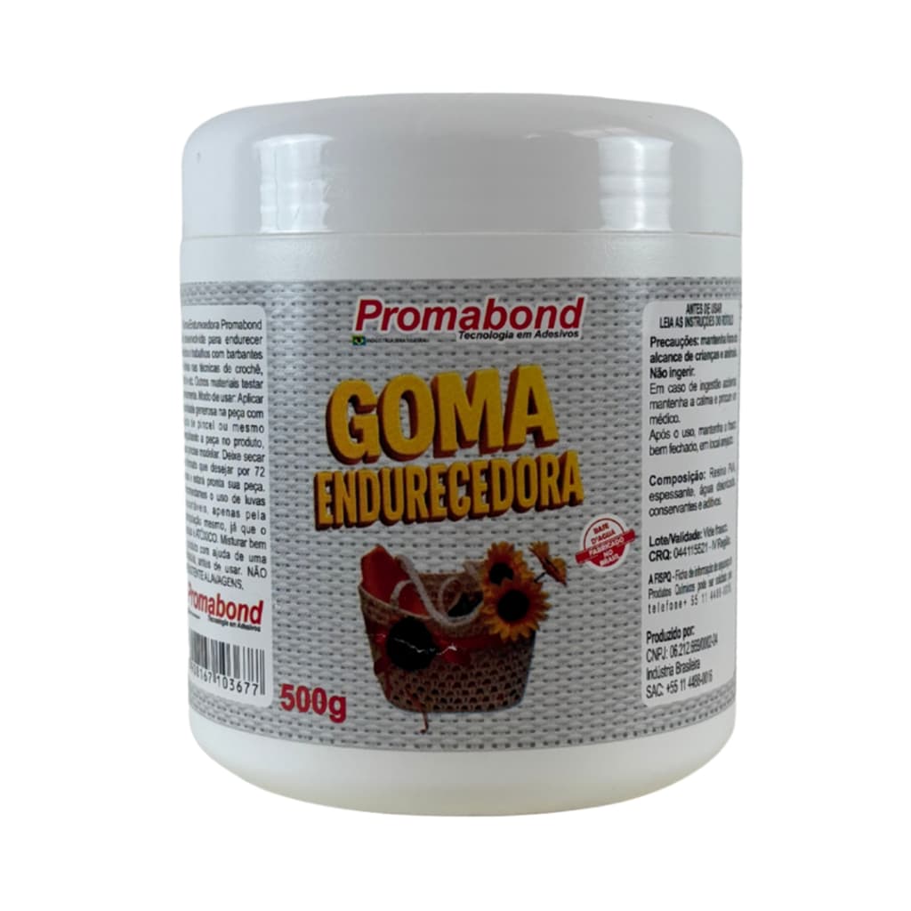 Goma Endurecedora Para Tecido 250g e 500g