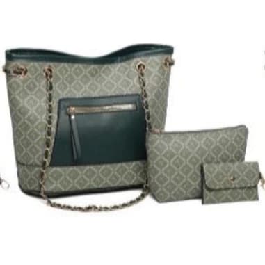Kit Bolsas Femininas 3 Peças Bolsa Lorena Transversal Tote E Bolsa Tiracolo Com Porta Documentos