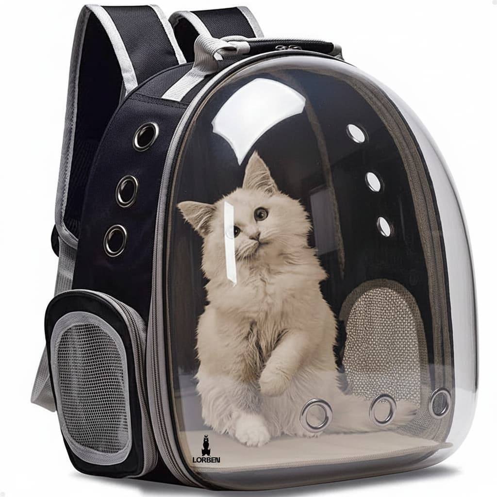 Mochila Astronauta Bolsa Pet Visão Panorâmica Cachorro Gato Lorben