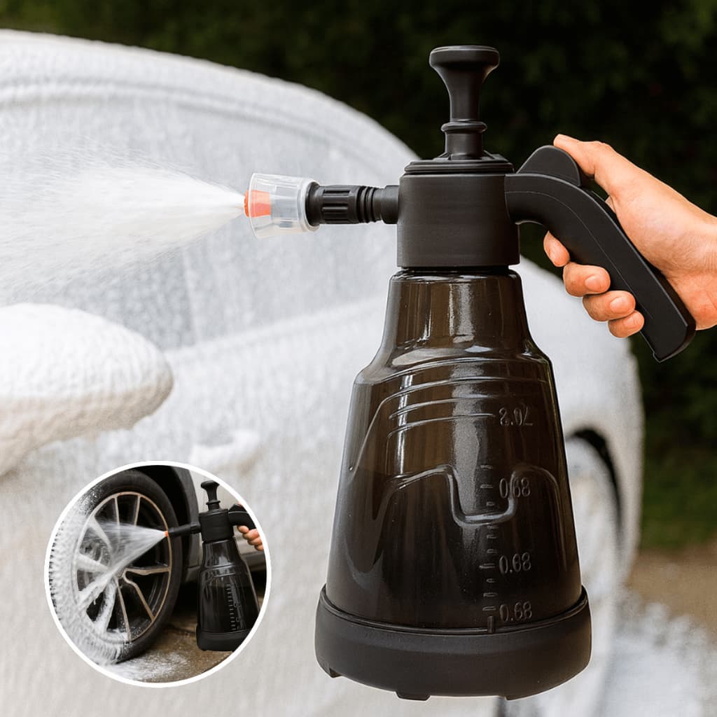 Pulverizador Manual Alta Pressão Borrifador 2,3 Litros Profissional Multiuso Carro Jardim Aplicação