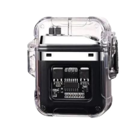 Lanterna Potente Isqueiro Eletrico De Plasma Carregador Usb