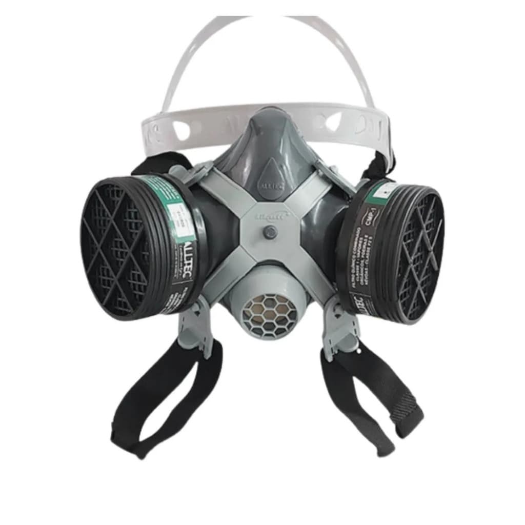 Máscara Alltec 1/4 Facial Filtros VO/P2 Inclusos Pesticida Defensivos Agrícolas Mastt 2002