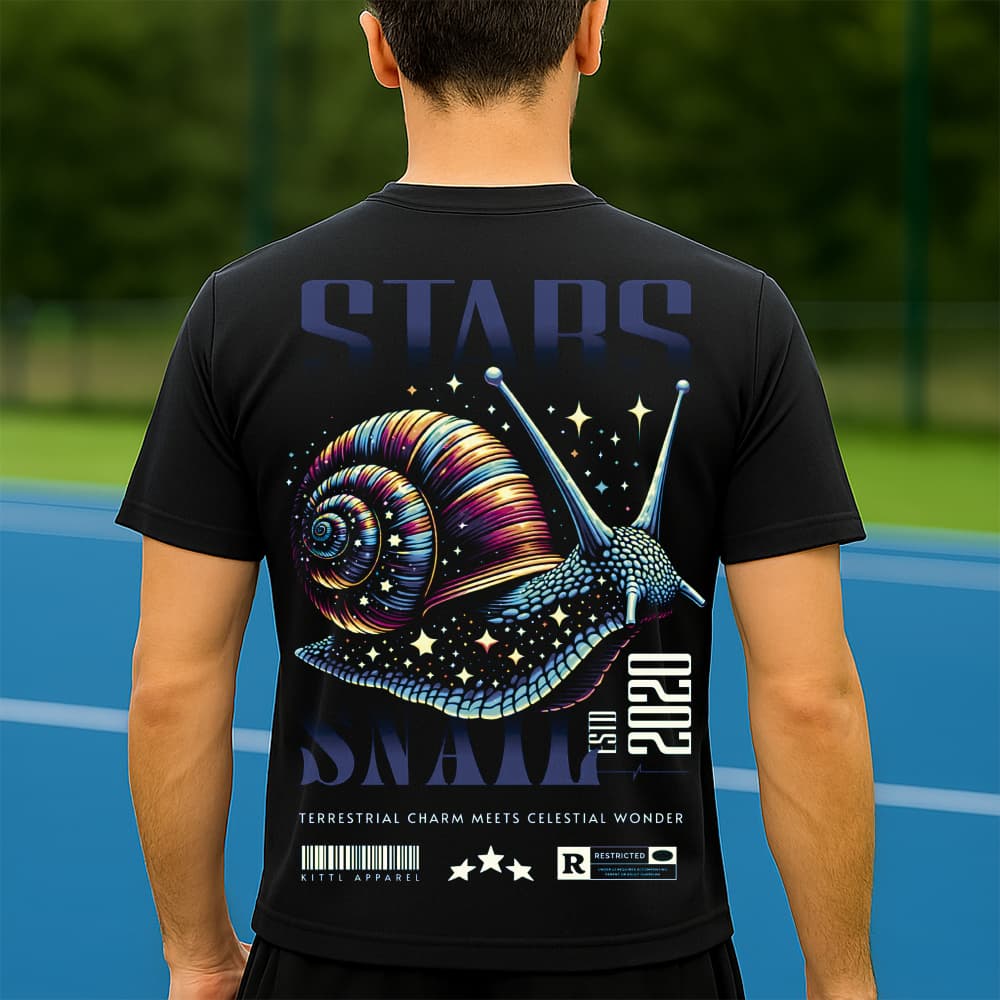Camiseta Dry Fit Masculina Estampada Caracol Colorido P ao GG Leve Respirável Academia Treino