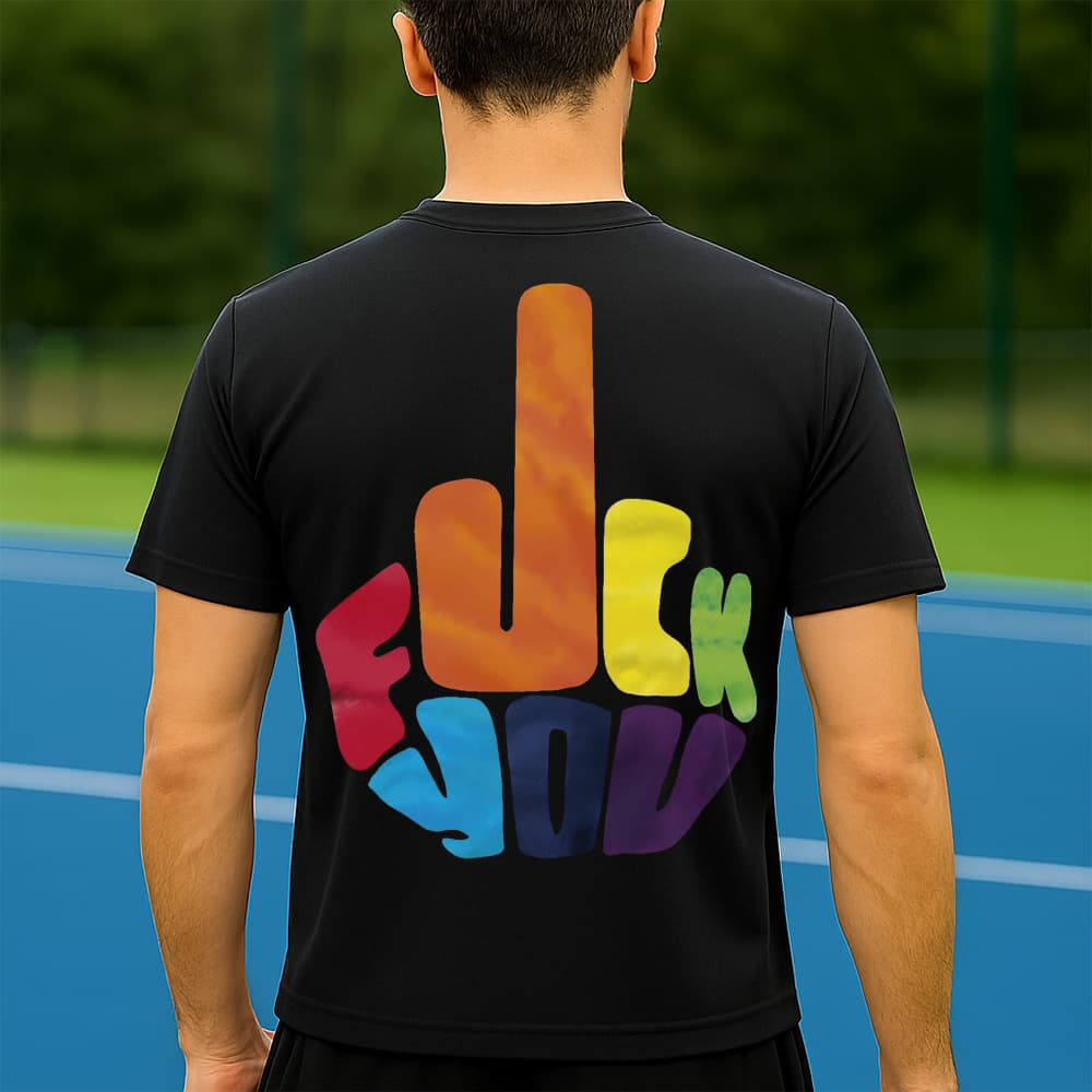 Camiseta Dry Fit Masculina Estampada Xingamento P ao GG Leve Respirável Academia Treino