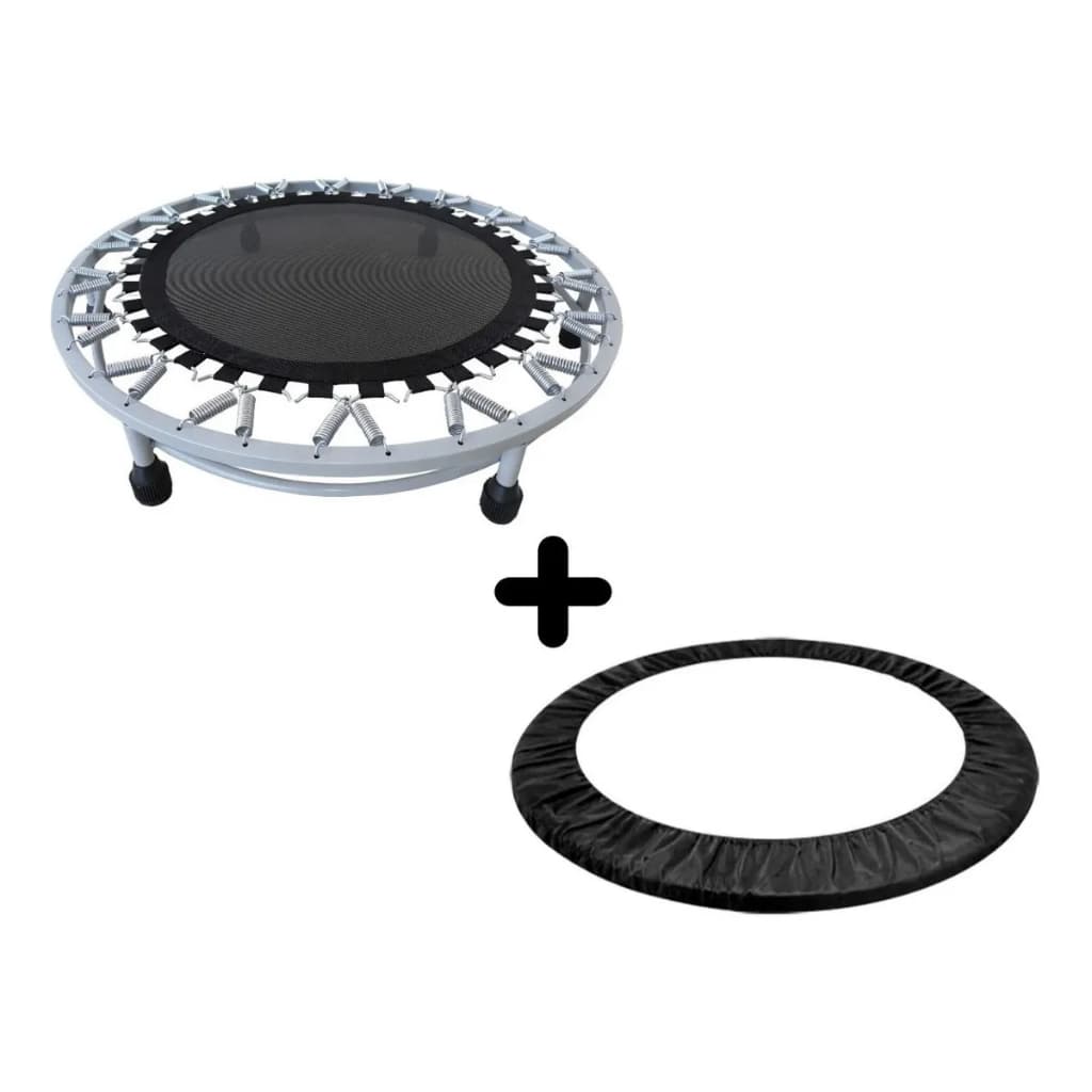 Cama Elástica Jump 36 Molas Profissional Pés Soldados e Aro de Reforço Com Capa de Proteção de Molas