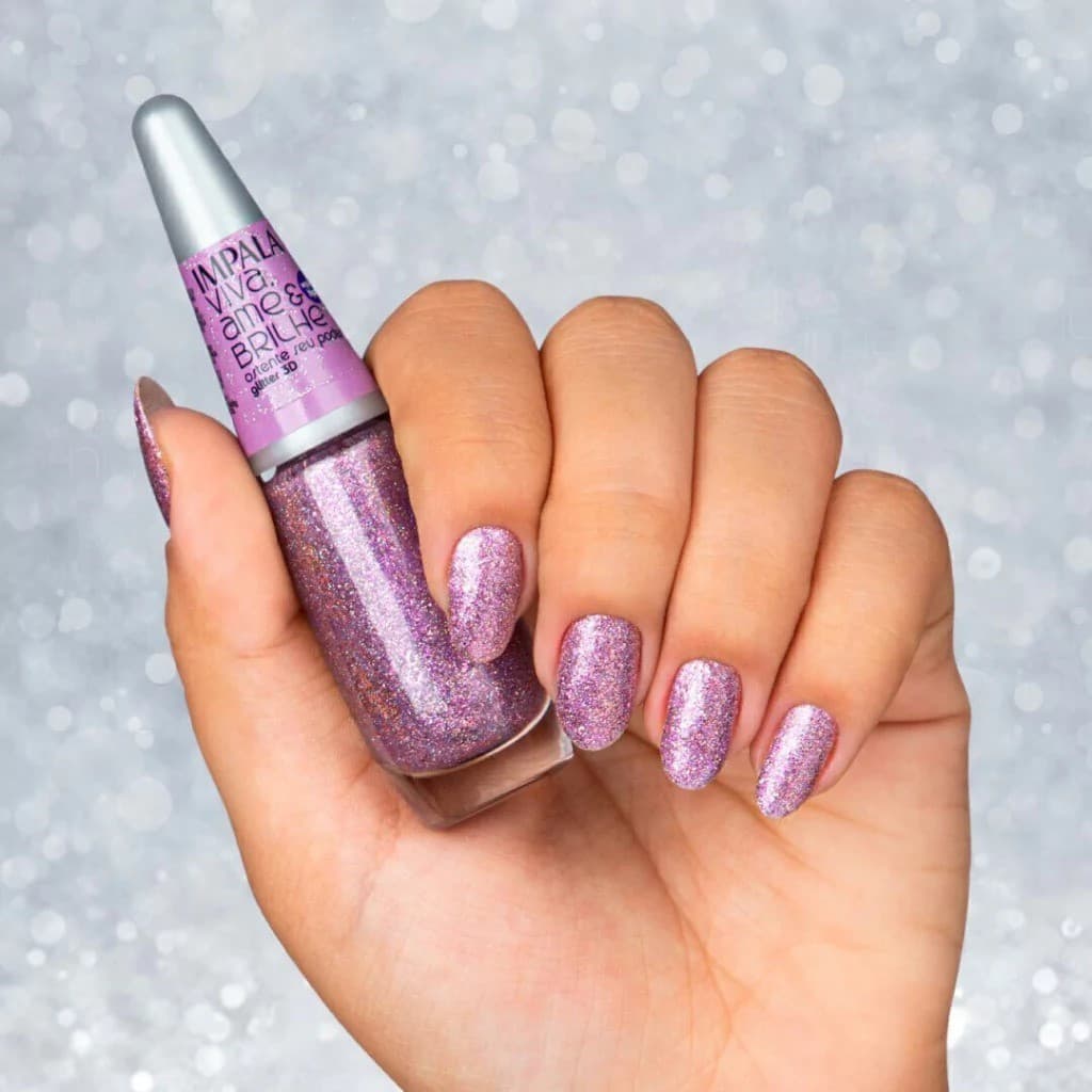 Esmalte Impala Ostente Seu Poder Viva, Ame e Brilhe 8ml