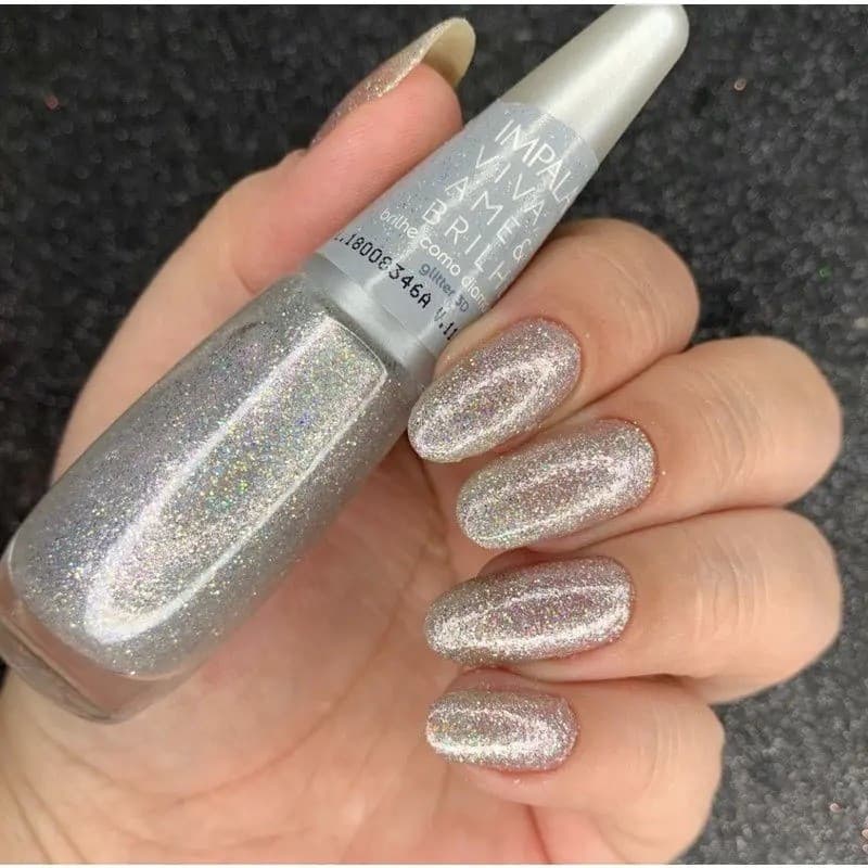 Esmalte Impala Brilhe Como Diamante Viva, Ame e Brilhe 8ml