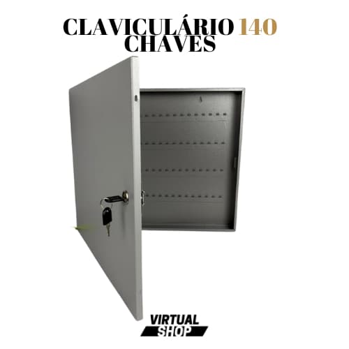 Claviculário Organizador para 140 Chaves Porta Chaves Em Aço