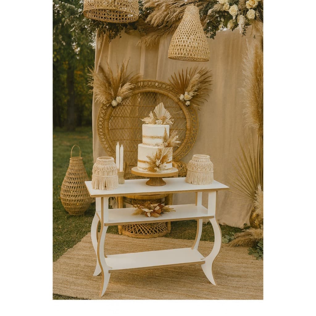 Aparador Mdf Branco Casa Linda 100x40 Altura 80 Cm
