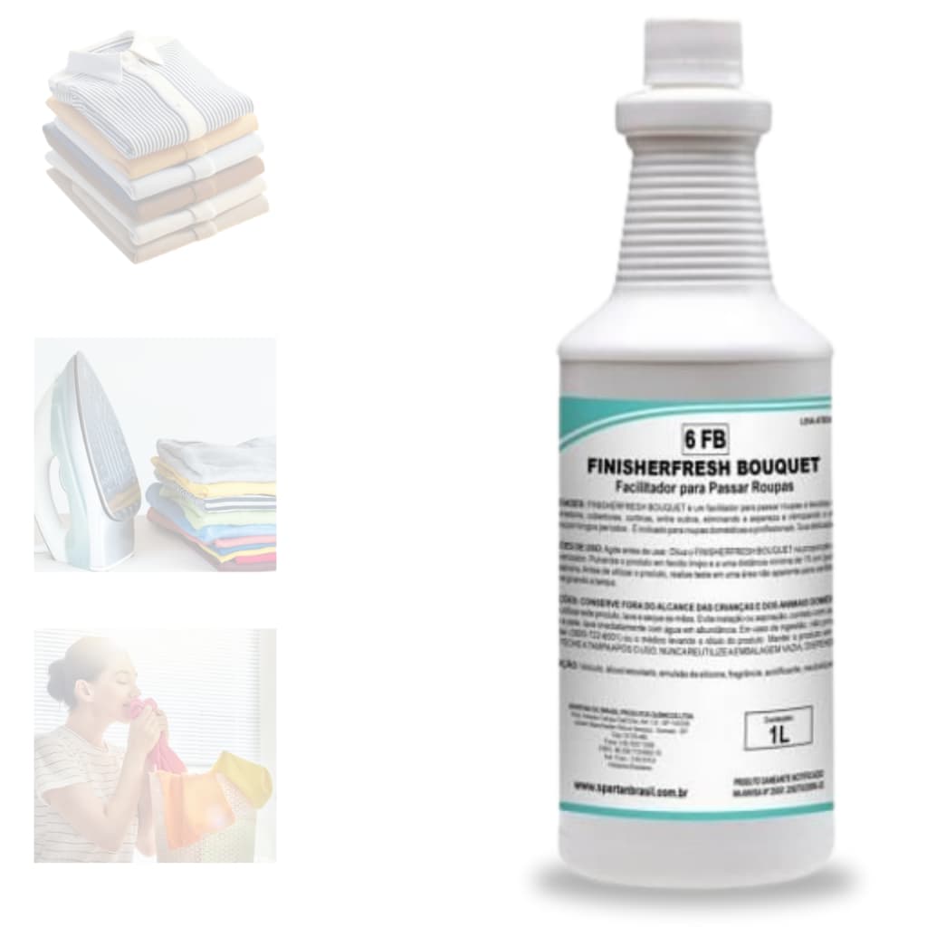 Finalizador De Roupas E Tecidos Finesherfresh Bouquet Spartan 1 Litro