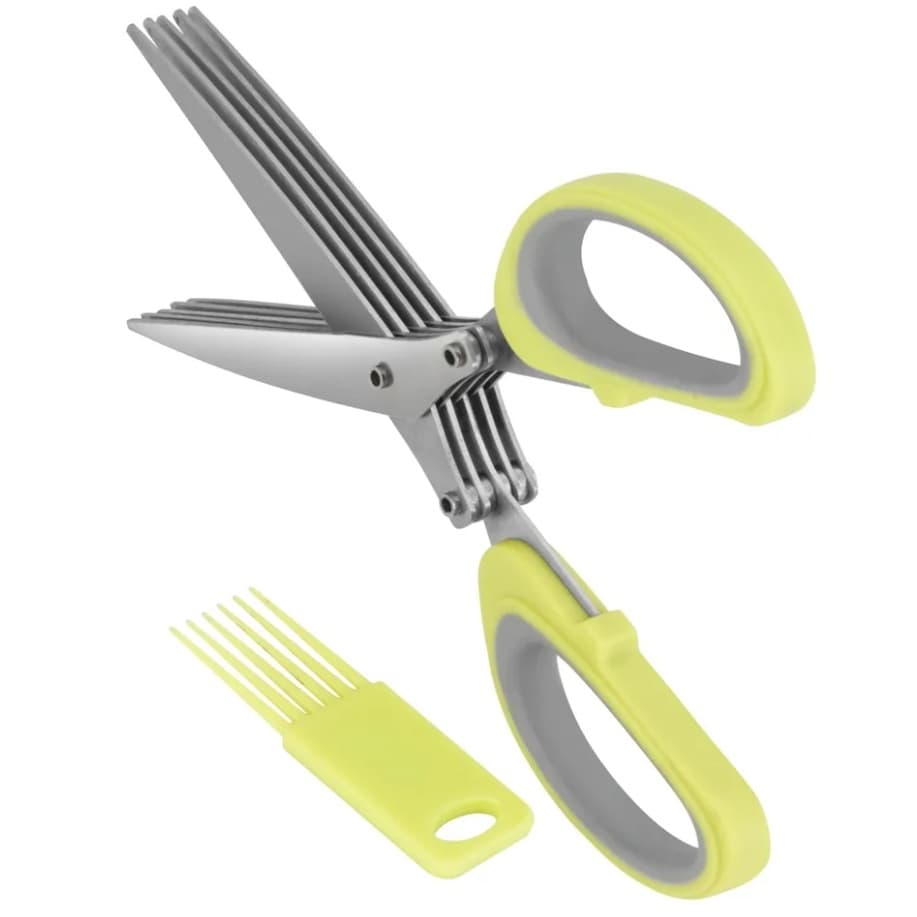 Tesoura Com 5 Laminas Para Corte De Alimento