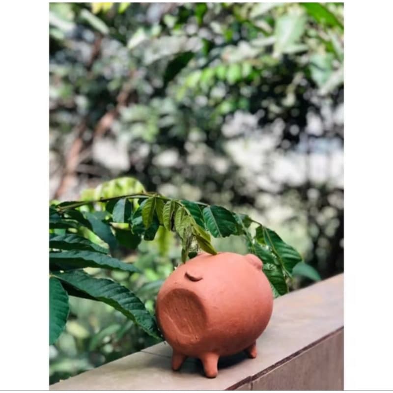Cofre para moedas em formato de porquinho !!!!