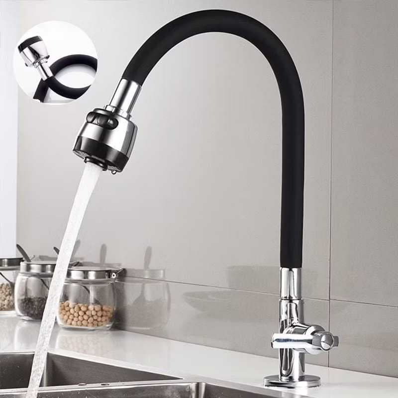 orneira Gourmet De Parede Aço Torneira Cozinha Gourmet De Bancada Inox Monocomando Com Spray Flexível Misturador