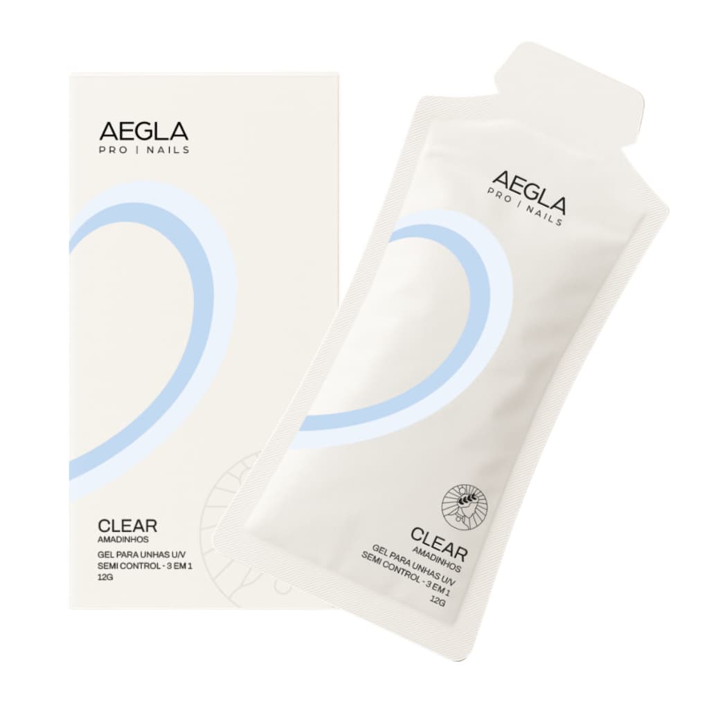 Gel de Unhas Aegla Pro Refil Sachê Amadinho Semi Control 12g Alongamento de Unhas
