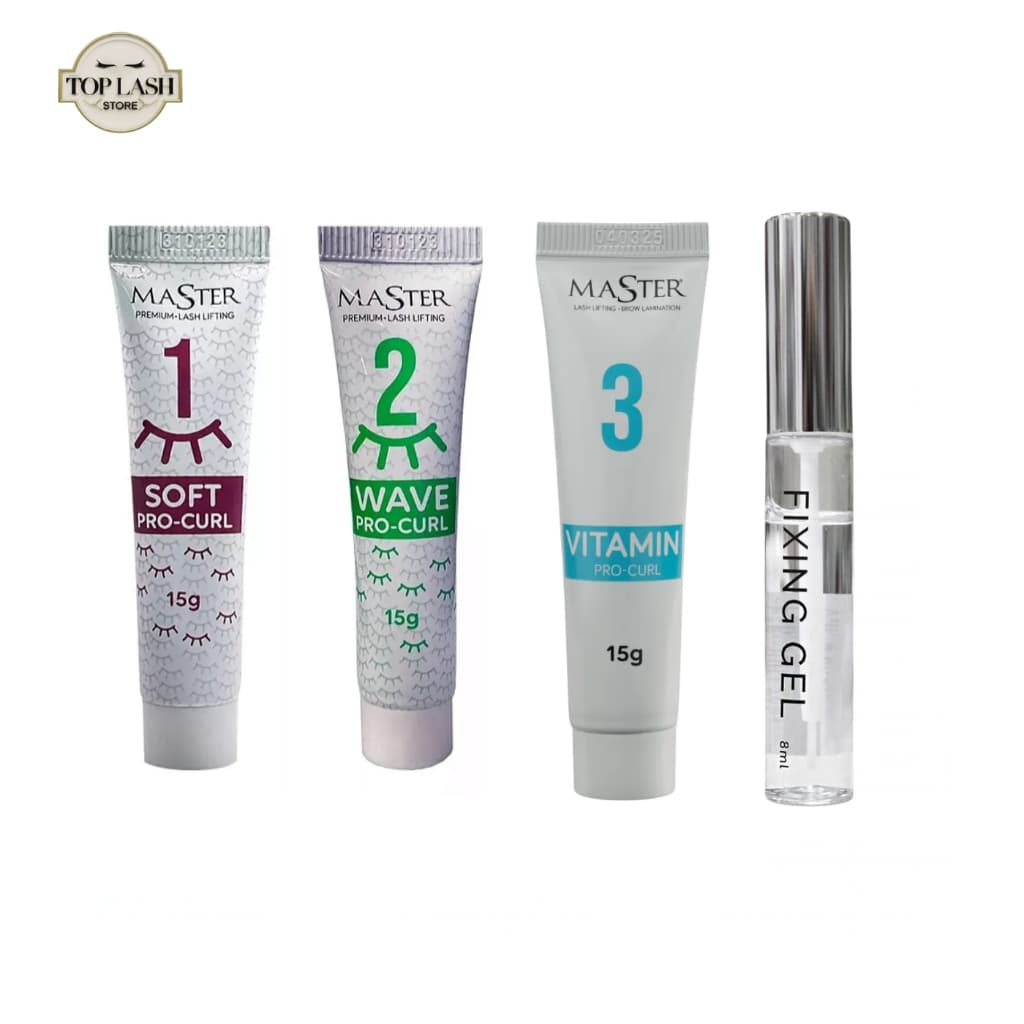 Kit Profissional Lash Lifting e Brow Lamination | Master Premium Pro-Curl 15g | ANVISA