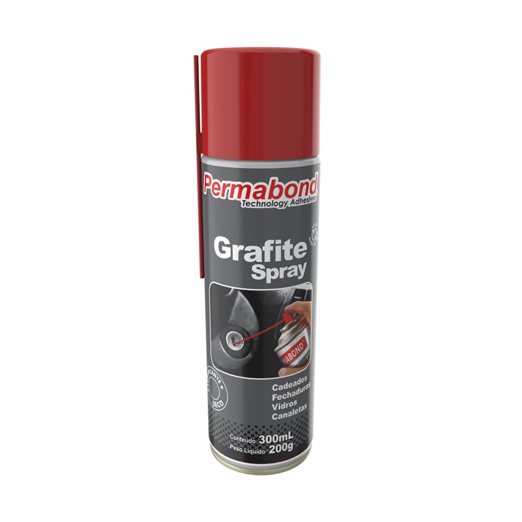 Grafite Lubrificante Seco Spray 300ml