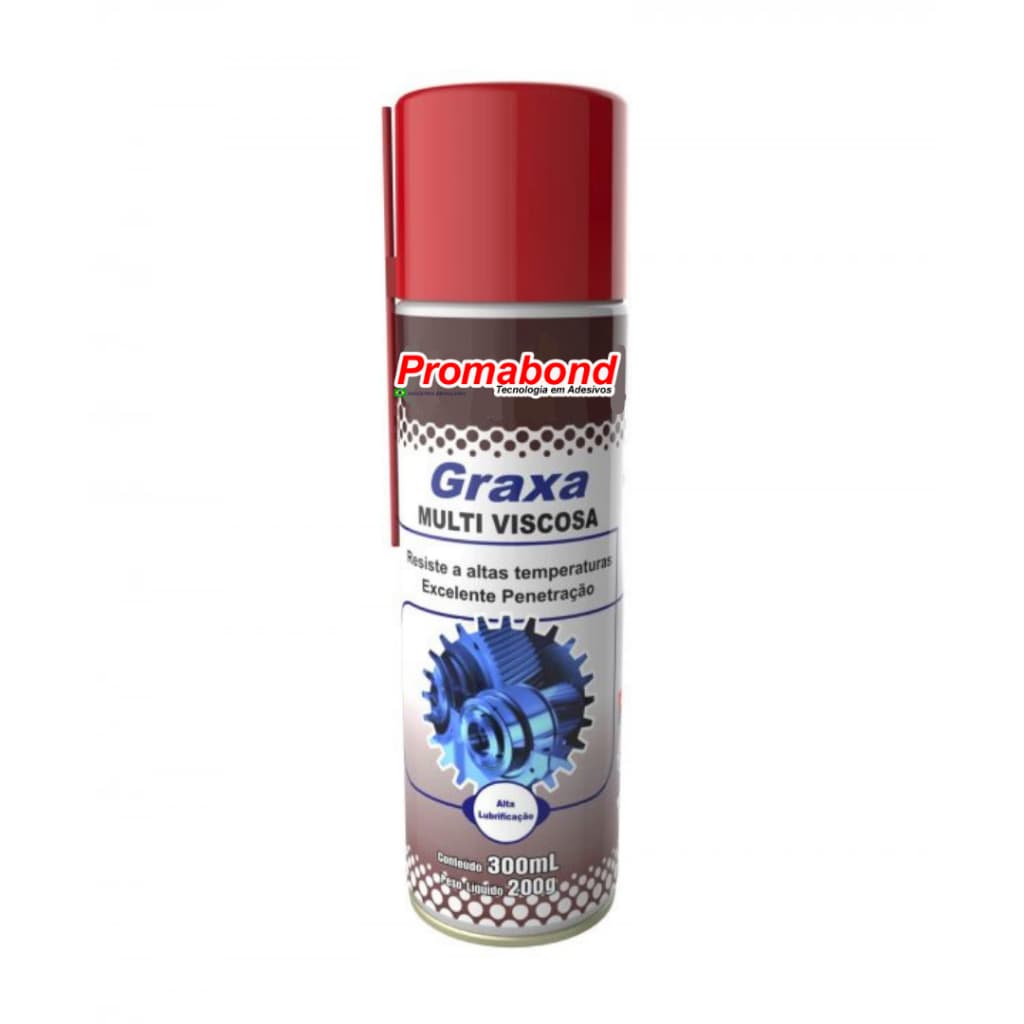 Graxa Multi Viscosa Excelente Penetração Spray 300ml