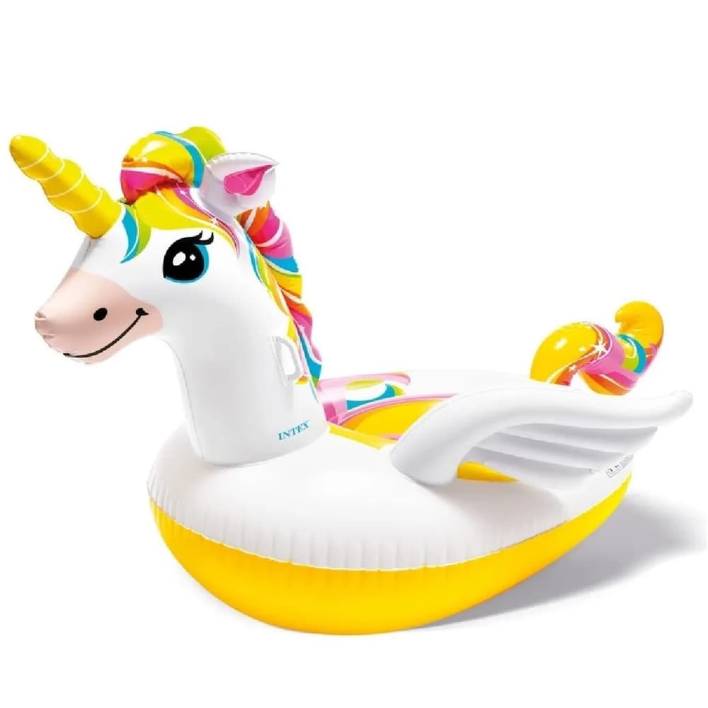 Boia Inflável para piscina Unicórnio colorido rainbow Intex 57561 (Boia das Blogueiras Famosas)