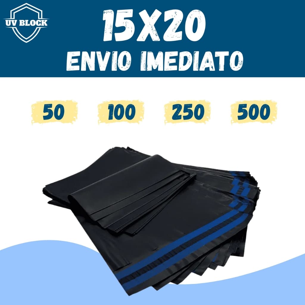 Envelope De Envio 15x20 50; 100; 250; 500 unidades Embalagem Segurança 15x20 Correios