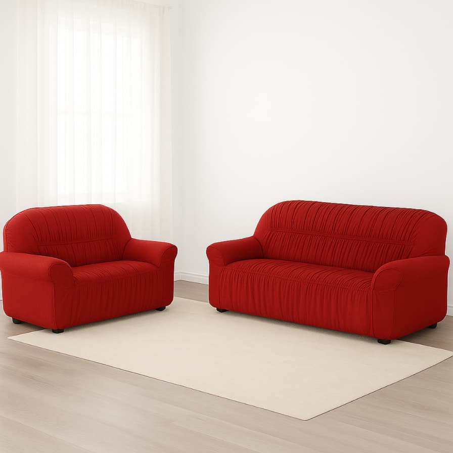 Kit 2 Capas de Sofá Elasticadas – 2 e 3 Lugares, Ajuste Perfeito e Prático
